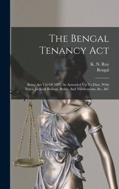 The Bengal Tenancy Act - (India), Bengal