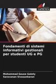 Fondamenti di sistemi informativi gestionali per studenti UG e PG