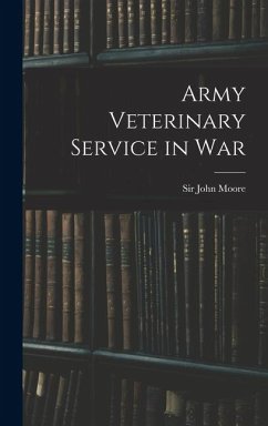 Cover Army Veterinary Service in War