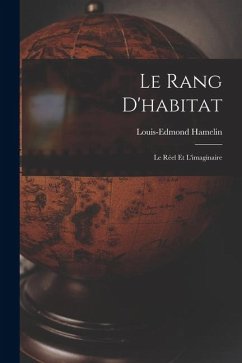 Cover Le rang d'habitat