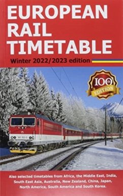 European Rail Timetable Winter 2022/2023 - Woodcock, Chris