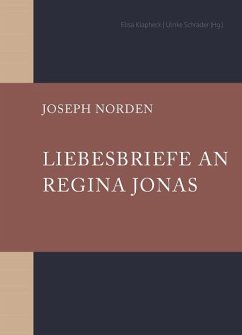 Liebesbriefe an Regina Jonas - Norden, Joseph