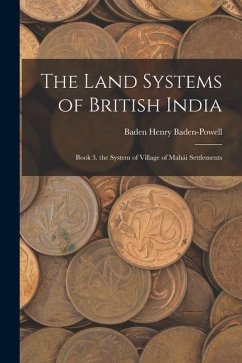 Cover The Land Systems of British India