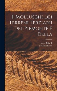 Cover I. Molluschi dei terreni terziarii del Piemonte e della