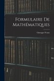 Formulaire de mathématiques