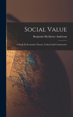 Social Value - Anderson, Benjamin Macalester