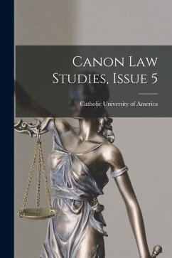 Cover Canon Law Studies, Issue 5