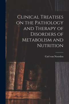 Cover Clinical Treatises on the Pathology and Therapy of Disorders of Metabolism and Nutrition
