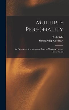 Multiple Personality - Sidis, Boris; Goodhart, Simon Philip