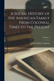 A Social History of the American Family From Colonial Times to the Present; Volume 2