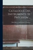 Catalogue Des Instruments De Précision ...