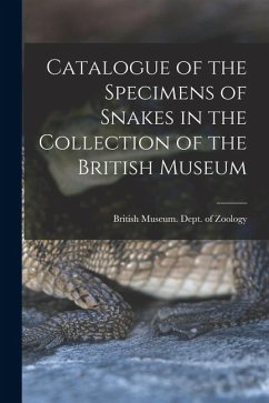 Cover Catalogue of the Specimens of Snakes in the Collection of the British Museum