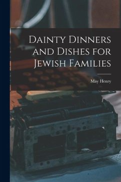 Cover Dainty Dinners and Dishes for Jewish Families