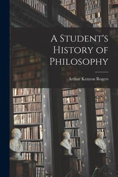 Cover A Student's History of Philosophy
