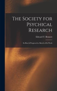 Cover The Society for Psychical Research