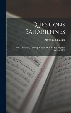 Questions Sahariennes - Le Chatelier, Alfred