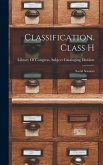 Classification. Class H: Social Sciences