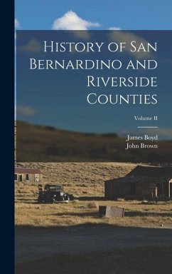 Cover History of San Bernardino and Riverside Counties; Volume II