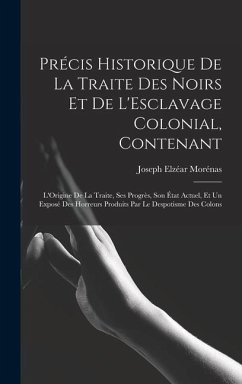 Précis Historique De La Traite Des Noirs Et De L'Esclavage Colonial, Contenant: L'Origine De La Traite, Ses Progrès, Son État Actuel, Et Un Exposé Des - Morénas, Joseph Elzéar