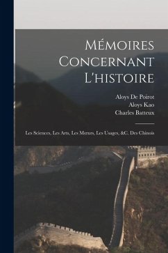 Cover Mémoires Concernant L'histoire