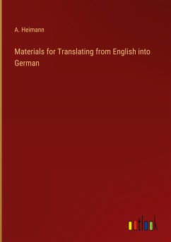 Materials for Translating from English into German