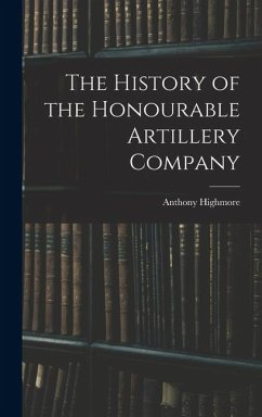 Cover The History of the Honourable Artillery Company