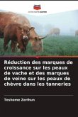 Réduction des marques de croissance sur les peaux de vache et des marques de veine sur les peaux de chèvre dans les tanneries