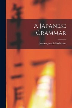 Cover A Japanese Grammar