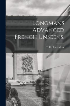 Cover Longmans Advanced French Unseens,