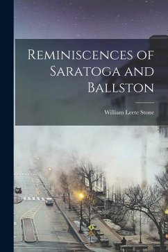 Cover Reminiscences of Saratoga and Ballston