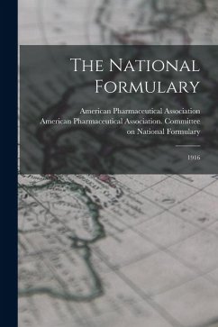 Cover The National Formulary: 1916
