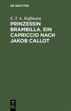 Cover Prinzessin Brambilla. Ein Capriccio nach Jakob Callot (eBook, PDF)