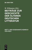 Der sogenannte Heinrich von Melk (eBook, PDF)