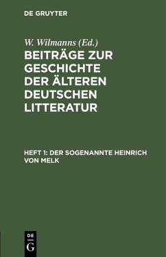 Der sogenannte Heinrich von Melk (eBook, PDF)
