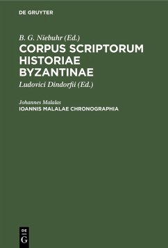 Ioannis Malalae Chronographia (eBook, PDF) - Malalas, Johannes