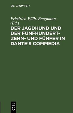 Cover Der Jagdhund und der Fünfhundert-Zehn- und Fünfer in Dante's Commedia (eBook, PDF)
