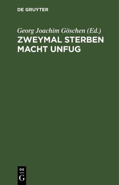 Cover Zweymal sterben macht Unfug (eBook, PDF)