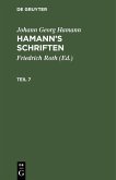 Johann Georg Hamann: Hamann's Schriften. Teil 7 (eBook, PDF)