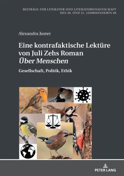 Cover Eine kontrafaktische Lektüre von Juli Zehs Roman 'Über Menschen'