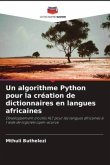 Un algorithme Python pour la création de dictionnaires en langues africaines