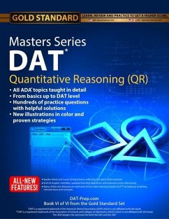 DAT Masters Series Quantitative Reasoning: Review, Preparation and Practice for the Dental Admission Test by Gold Standard DAT - Ferdinand, Brett