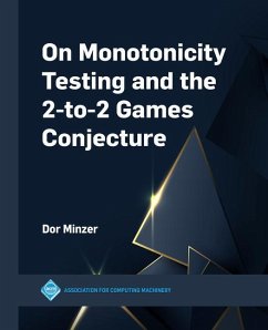 On Monotonicity Testing and the 2-To-2 Games Conjecture - Minzer, Dor