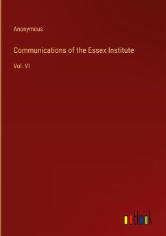 Communications of the Essex Institute - Anonymous