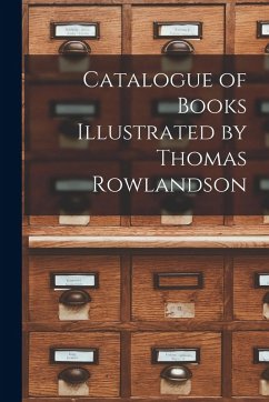 Cover Catalogue of Books Illustrated by Thomas Rowlandson