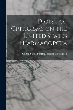 Cover Digest of Criticisms on the United States Pharmacopoeia
