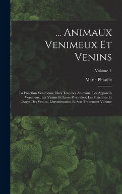 Cover ... Animaux venimeux et venins