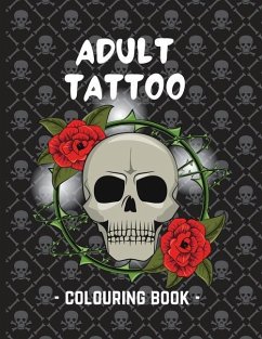 Adult Tattoo Colouring Book - Hannah's, Made With Love