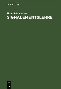 Cover Signalementslehre (eBook, PDF)