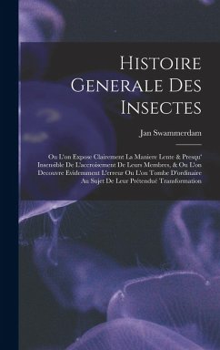 Cover Histoire Generale Des Insectes