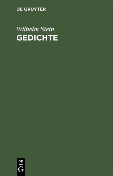 Gedichte (eBook, PDF)